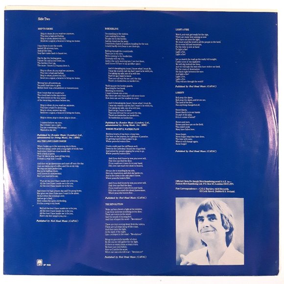 Chris De Burgh - The Getaway - Vinyl LP Record - Picture 4 of 6
